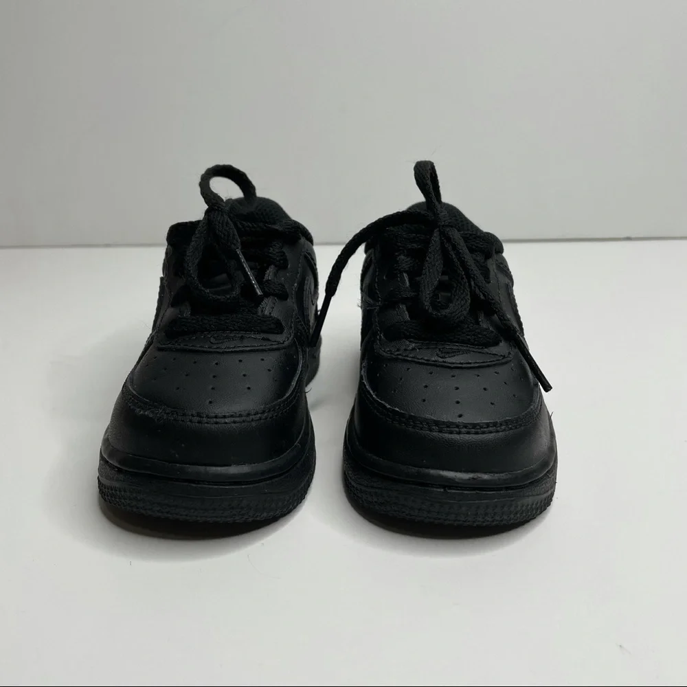 Nike Air Force 1 Black/Black Basketball Shoes 314194-009